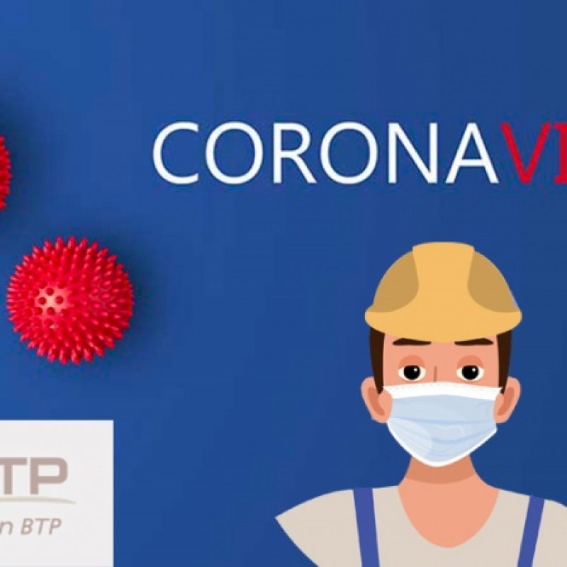 Illustration : Guide de préconisations de sécurité sanitaire pour la continuité des activités de construction en période d'épidémie de coronavirus Covid-19